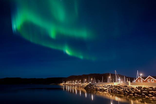 les aurores boréales en Islande