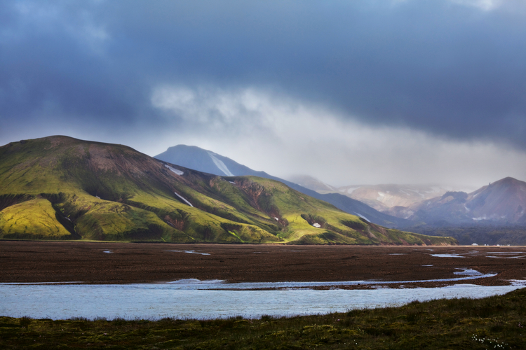 lac en Islande