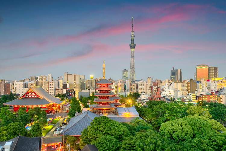 un quartier à tokyo